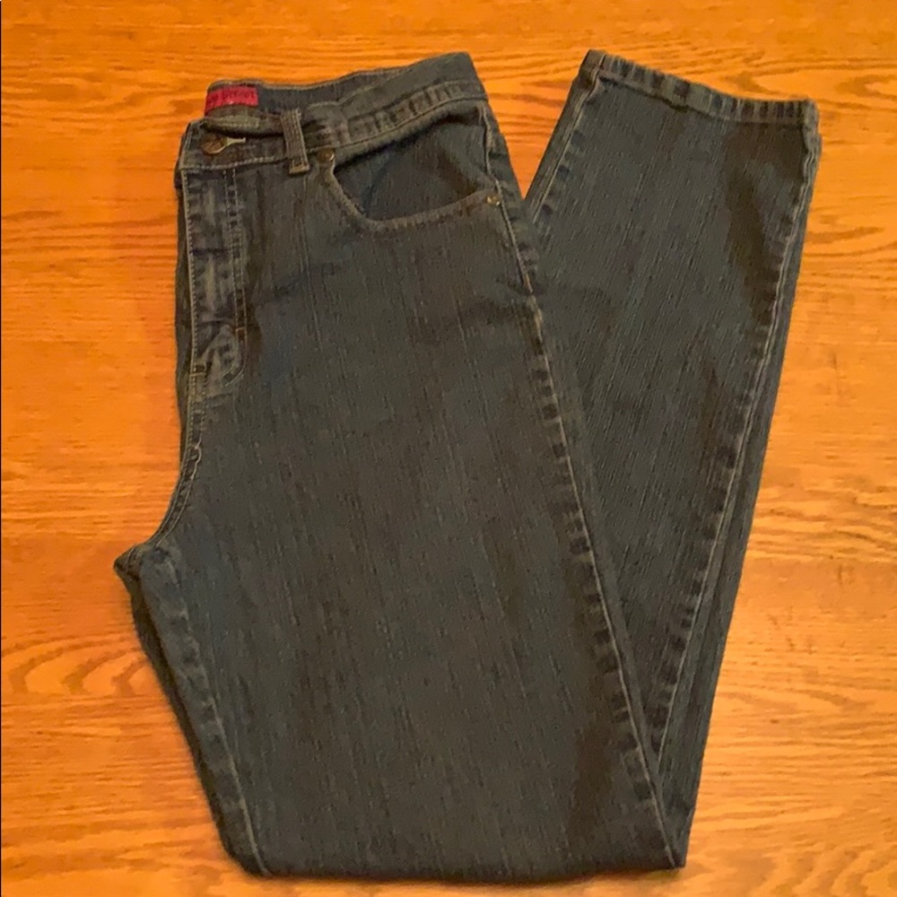 Jeans Pants blue front and back pockets Sz 8